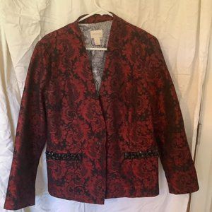 Ladies Chico Jacket with beaded pockets - like new!